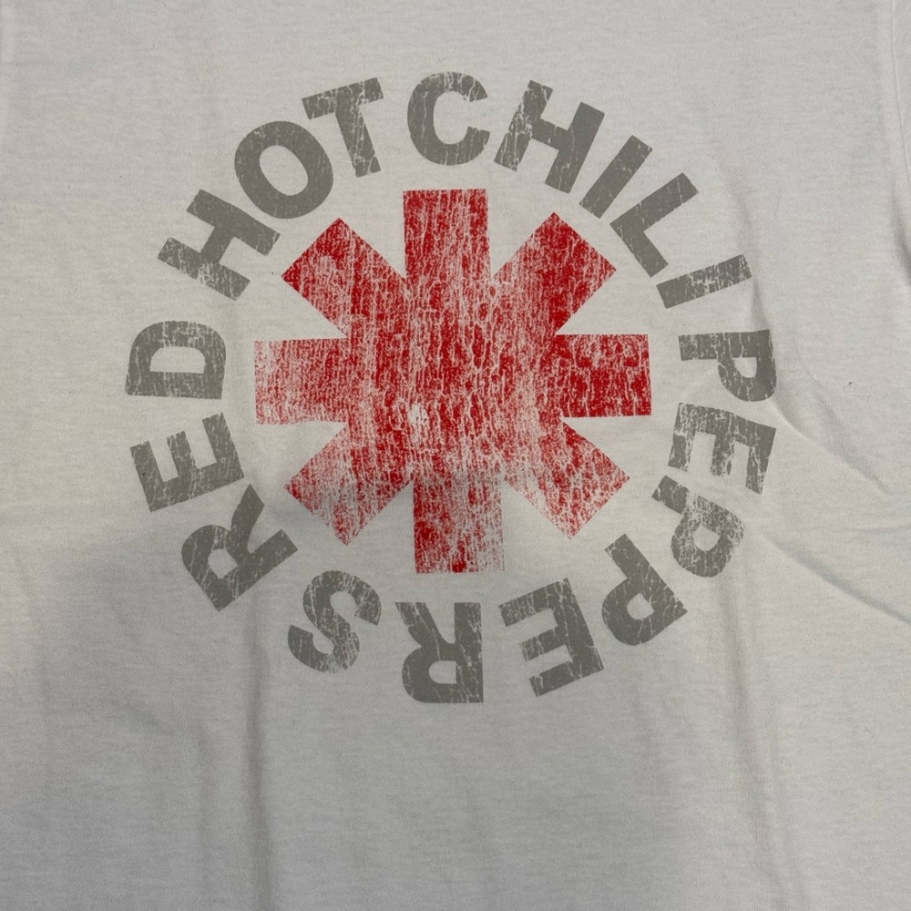 Red Hot Chili Peppers White T-Shirt - Unisex. - Picture 2 of 5